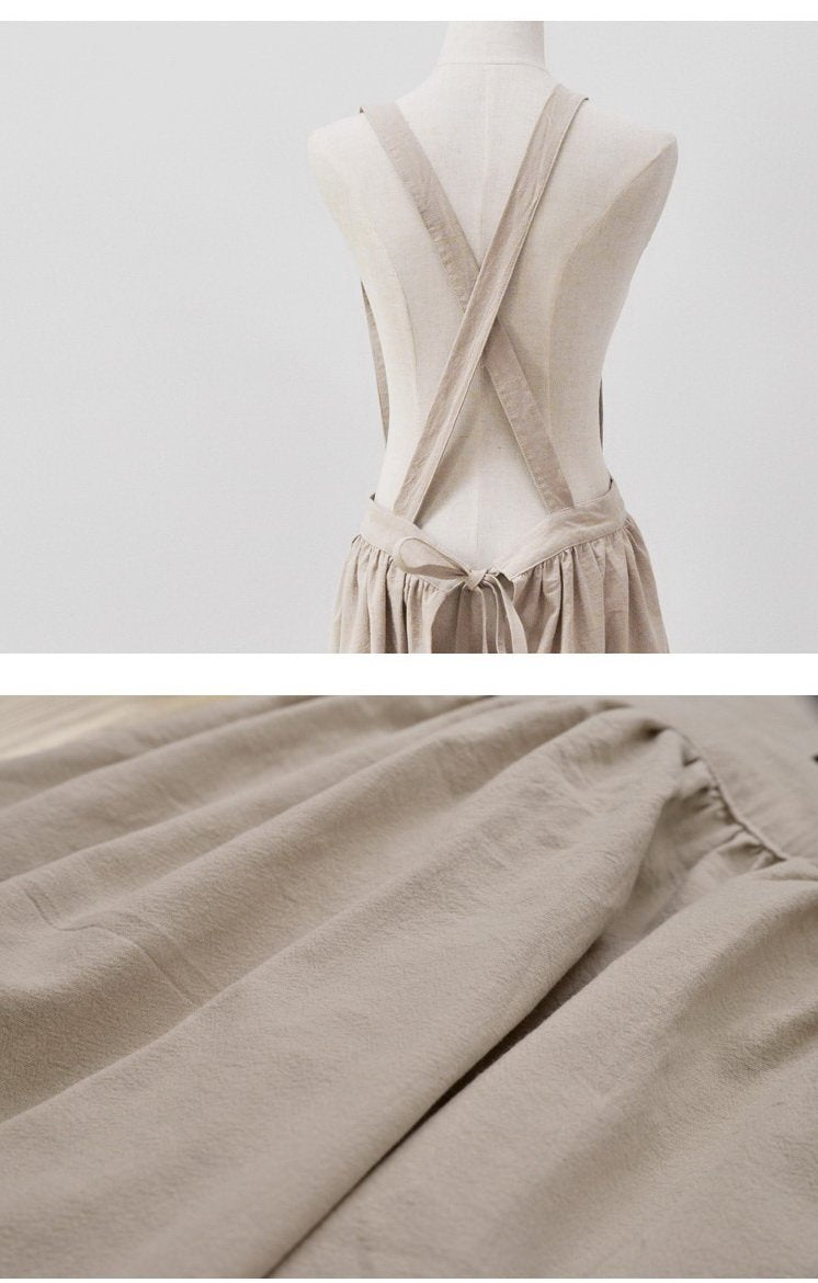 Washed Cotton Apron - Nordic Side -