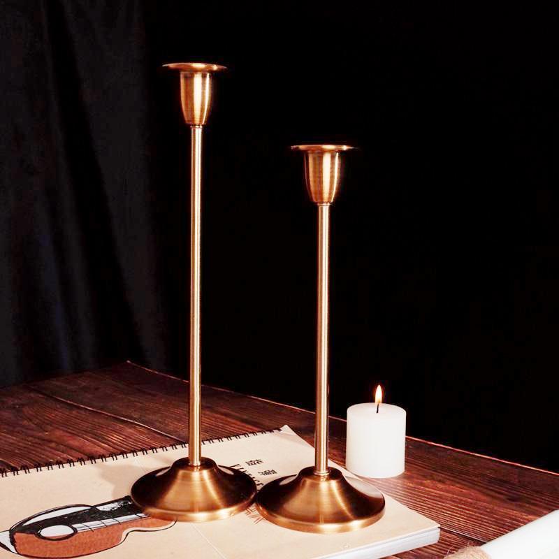 Set of 2 Modern Bronze Candleholder - Nordic Side -