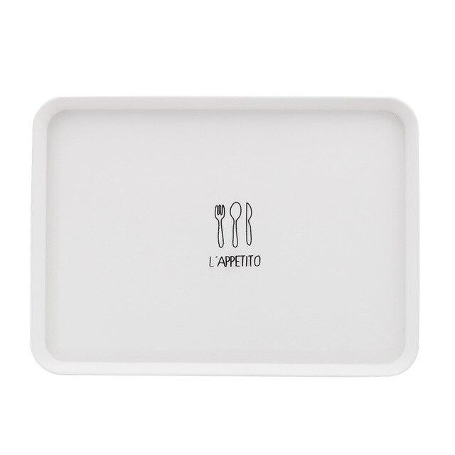 Cartoon White Tray - Nordic Side -