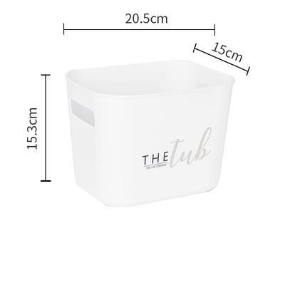 White Home Storage Basket - Nordic Side -