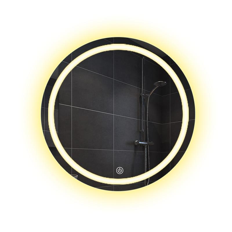 Rosetta - LED Light Frame Round Mirror - Nordic Side - 07-08, bathroom-collection, best-selling-lights, feed-cl0-over-80-dollars, modern-lighting