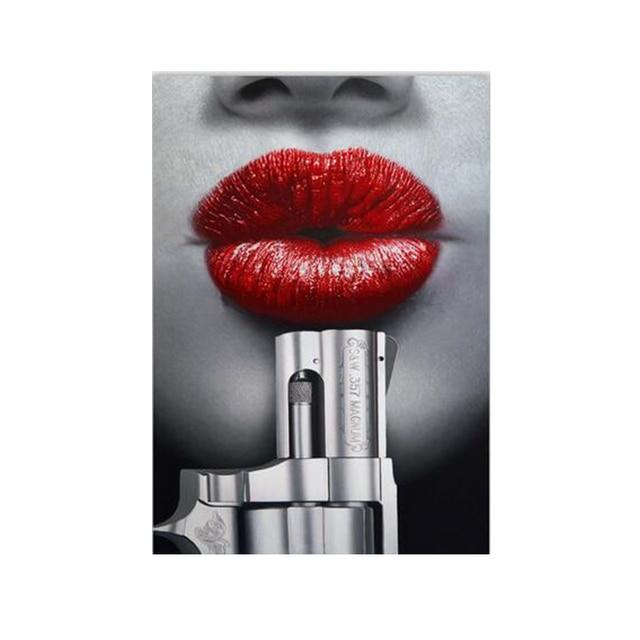 Bold Lip Canvas Print