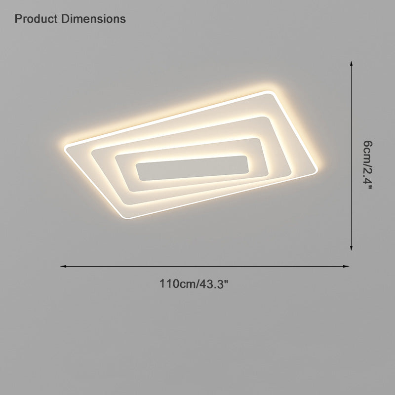 WOMO Geometric Flush Mount Ceiling Light-WM1084