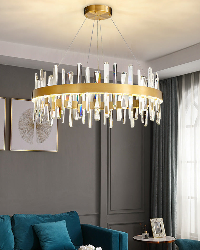 WOMO Round Crystal Chandelier-WM2485
