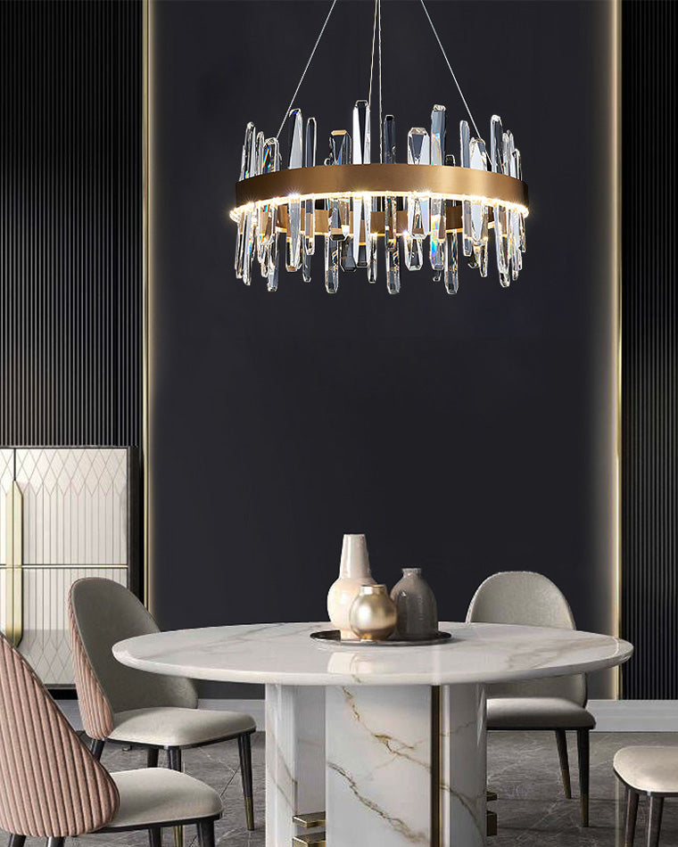 WOMO Round Crystal Chandelier-WM2485