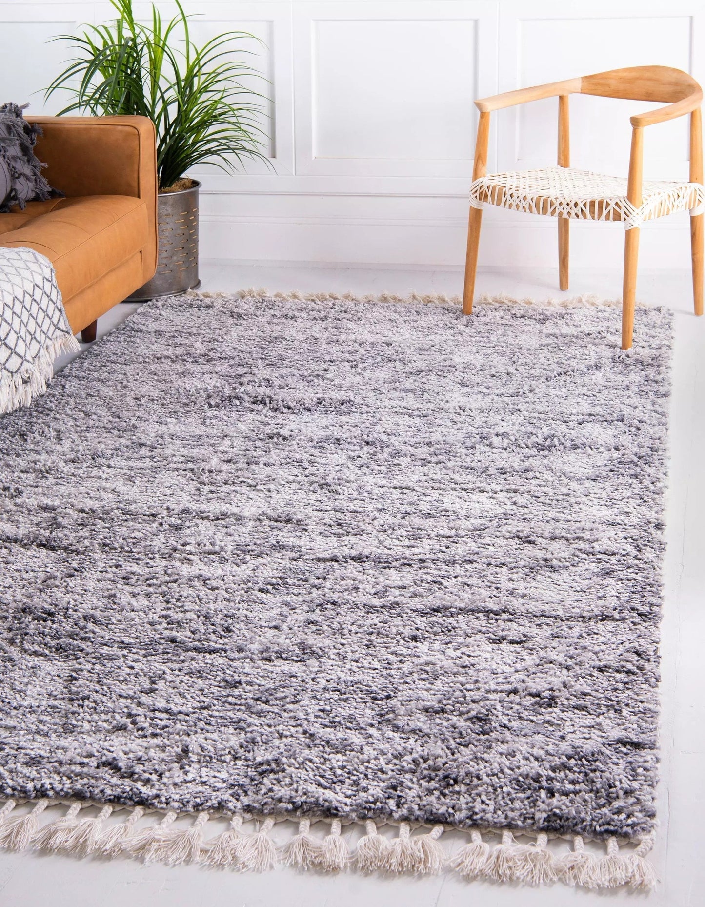Jaydin - Marl Shaggy Rug - Nordic Side - feed-cl0-over-80-dollars, unique-loom, us-only, us-ship