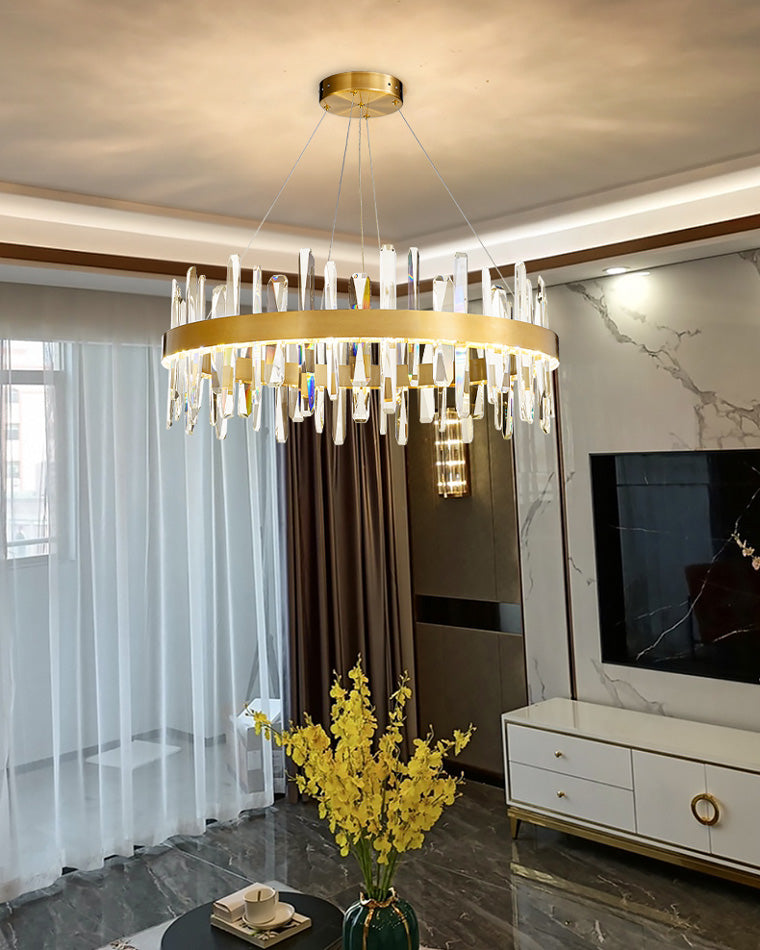 WOMO Round Crystal Chandelier-WM2485