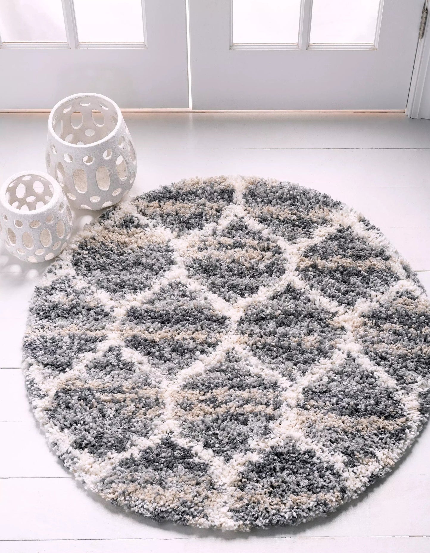 Broderick - Modern Pattern Shaggy Area Rug - Nordic Side - abstract-rug, area-rug, feed-cl0-over-80-dollars, geometric-rug, hallway-runner, large-rug, modern, modern-rug, round-rug, shaggy-ru