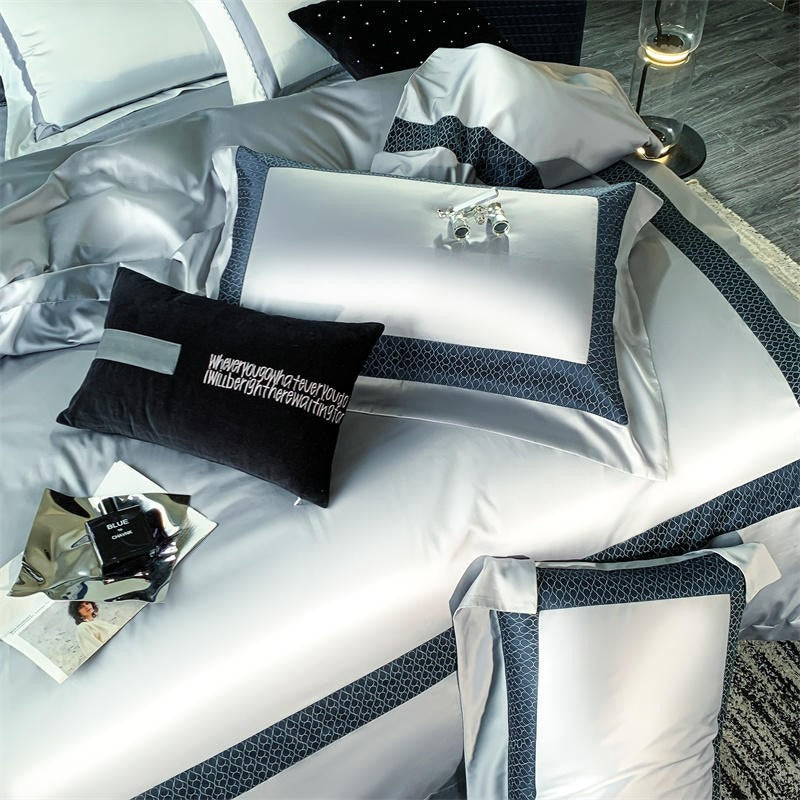 Sablier Silver Luxury Bedding Set