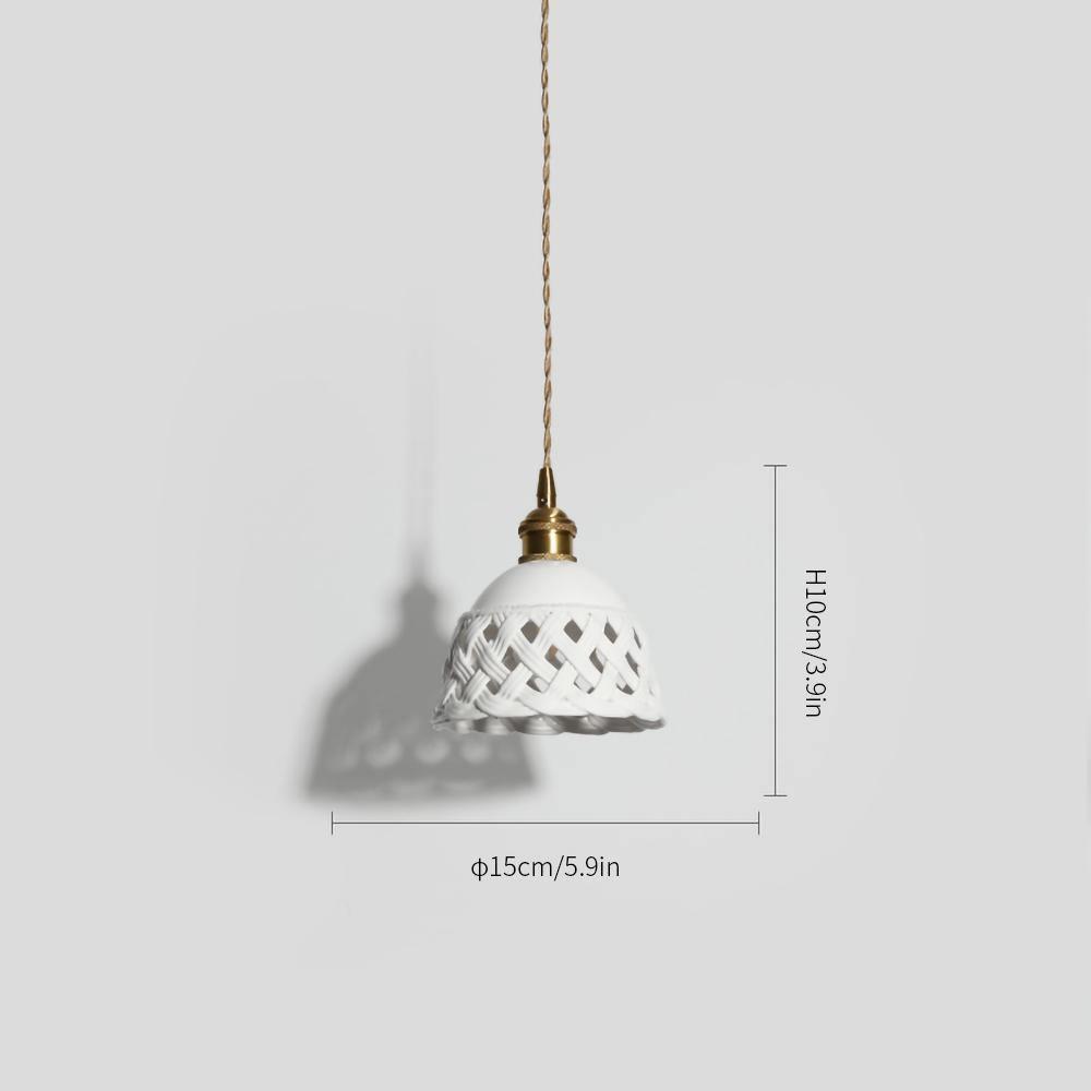 Miira Brass Pendant Swag Light