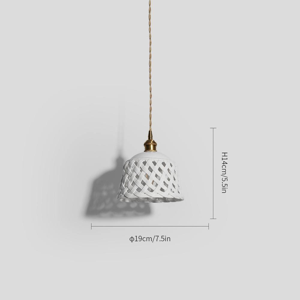 Miira Brass Pendant Swag Light