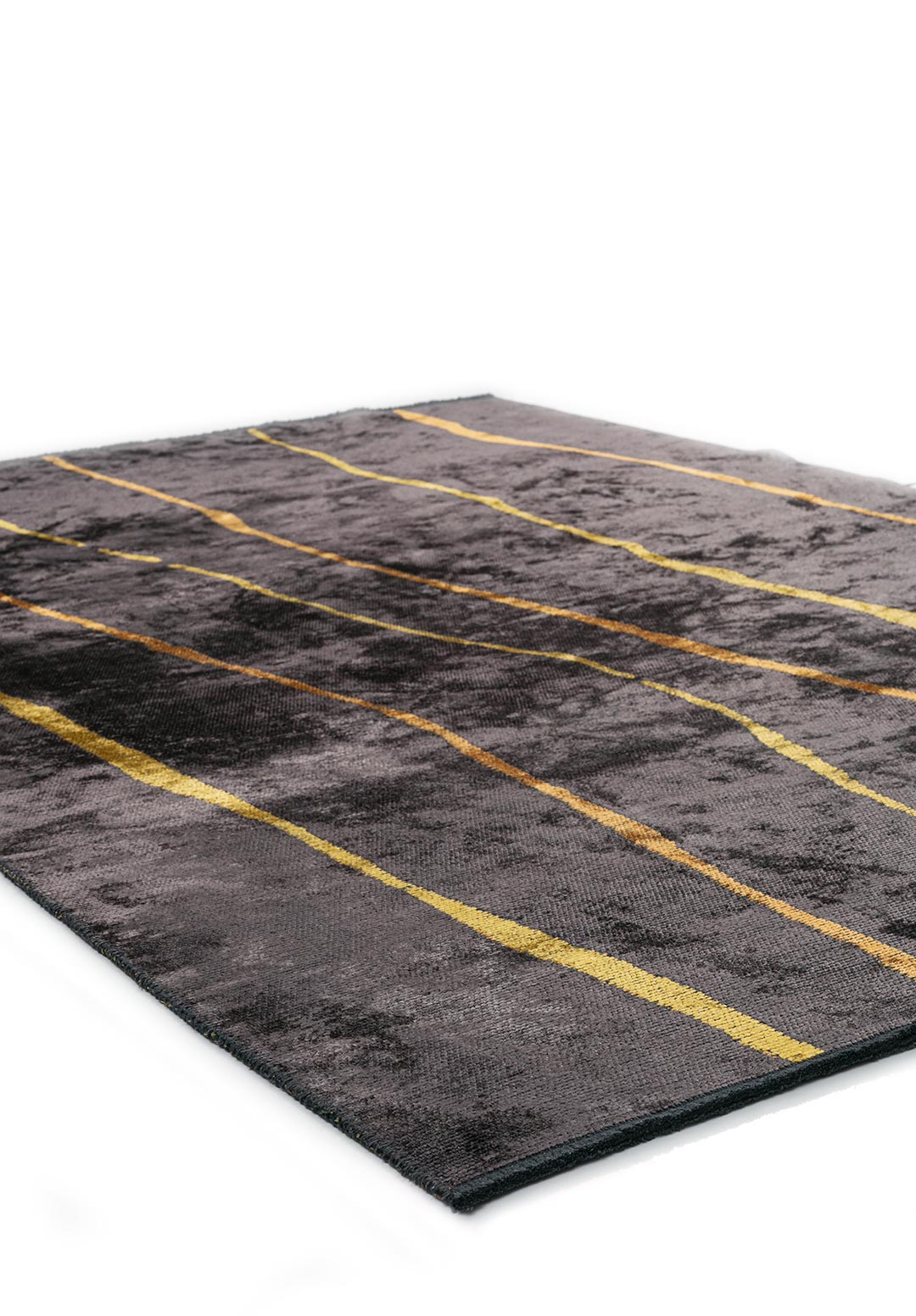Tribeca Charcoal - Yellow Rug