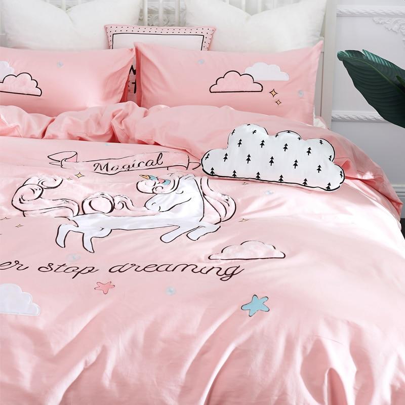 Unicorn Luxury Egyptian Cotton Duvet Set