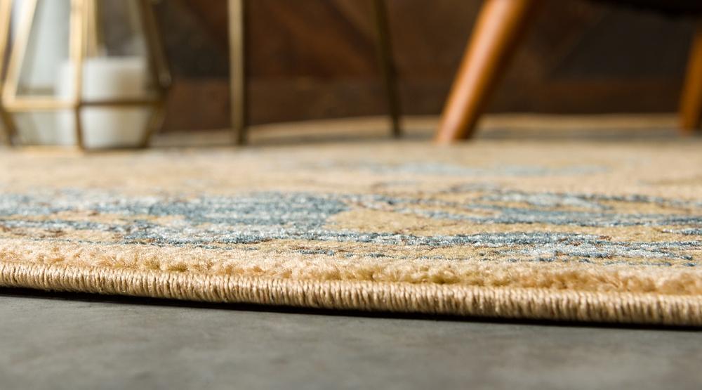 Lathan - Blue Border Gold Rug - Nordic Side - feed-cl0-over-80-dollars, unique-loom, us-only, us-ship