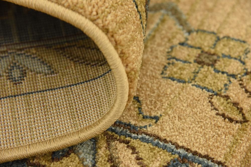 Lathan - Blue Border Gold Rug - Nordic Side - feed-cl0-over-80-dollars, unique-loom, us-only, us-ship