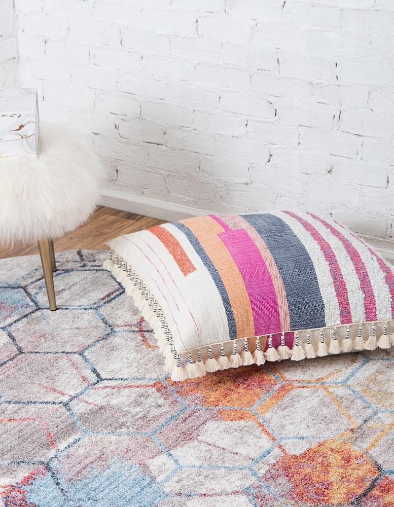 Reuben - Hexagon Pattern Color Blend Rug - Nordic Side - feed-cl0-over-80-dollars, unique-loom, us-only, us-ship