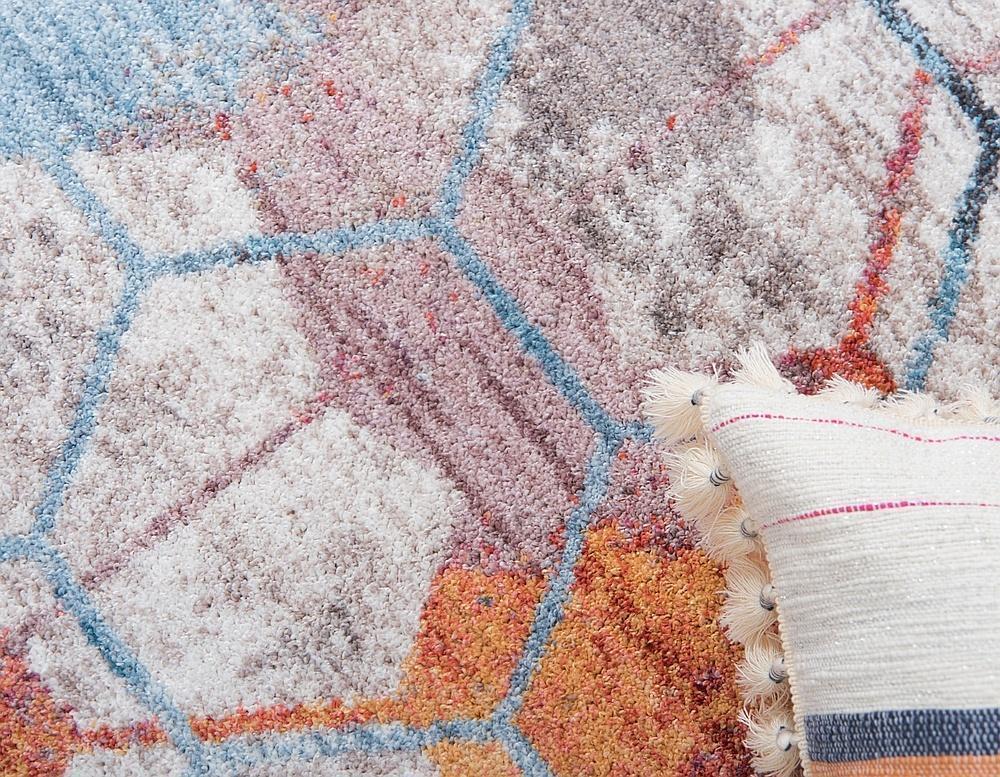 Reuben - Hexagon Pattern Color Blend Rug - Nordic Side - feed-cl0-over-80-dollars, unique-loom, us-only, us-ship