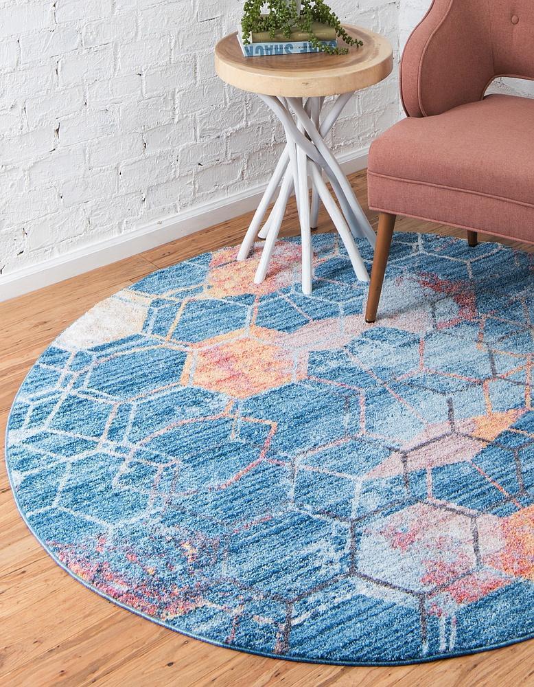 Reuben - Hexagon Pattern Color Blend Rug - Nordic Side - feed-cl0-over-80-dollars, unique-loom, us-only, us-ship