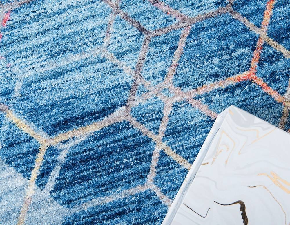 Reuben - Hexagon Pattern Color Blend Rug - Nordic Side - feed-cl0-over-80-dollars, unique-loom, us-only, us-ship