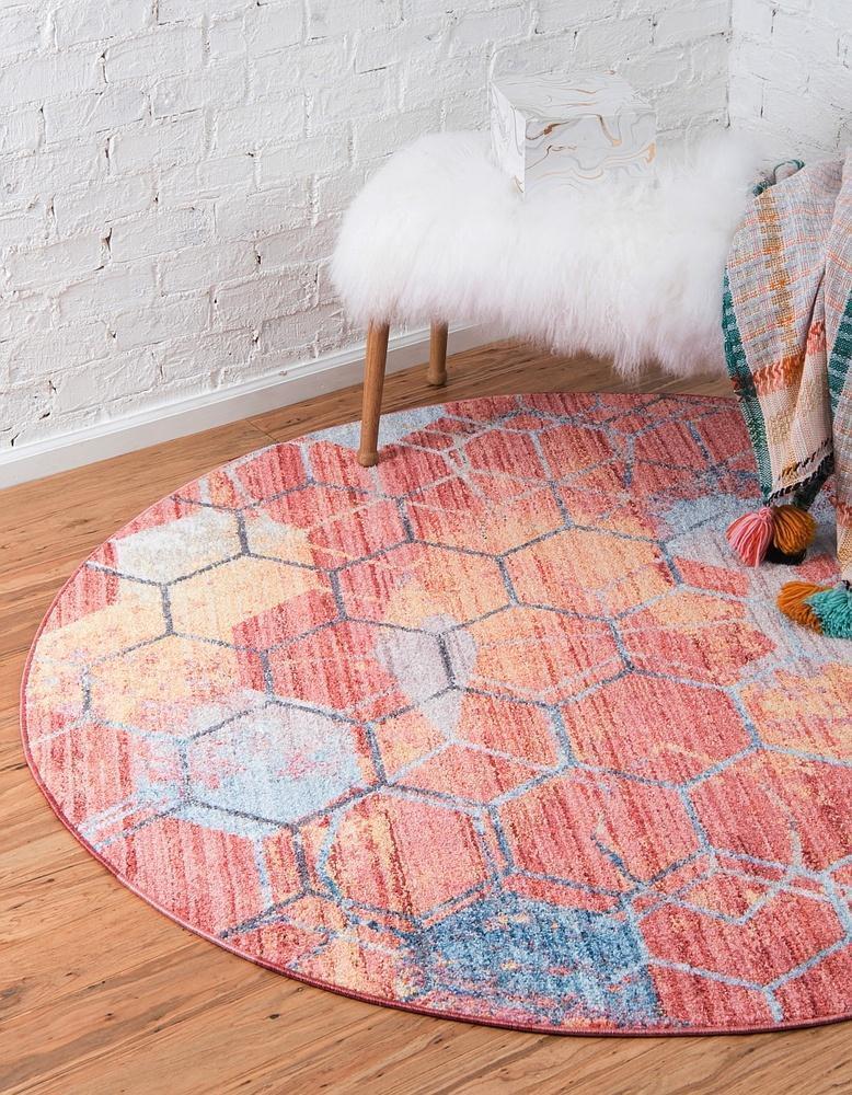Reuben - Hexagon Pattern Color Blend Rug - Nordic Side - feed-cl0-over-80-dollars, unique-loom, us-only, us-ship