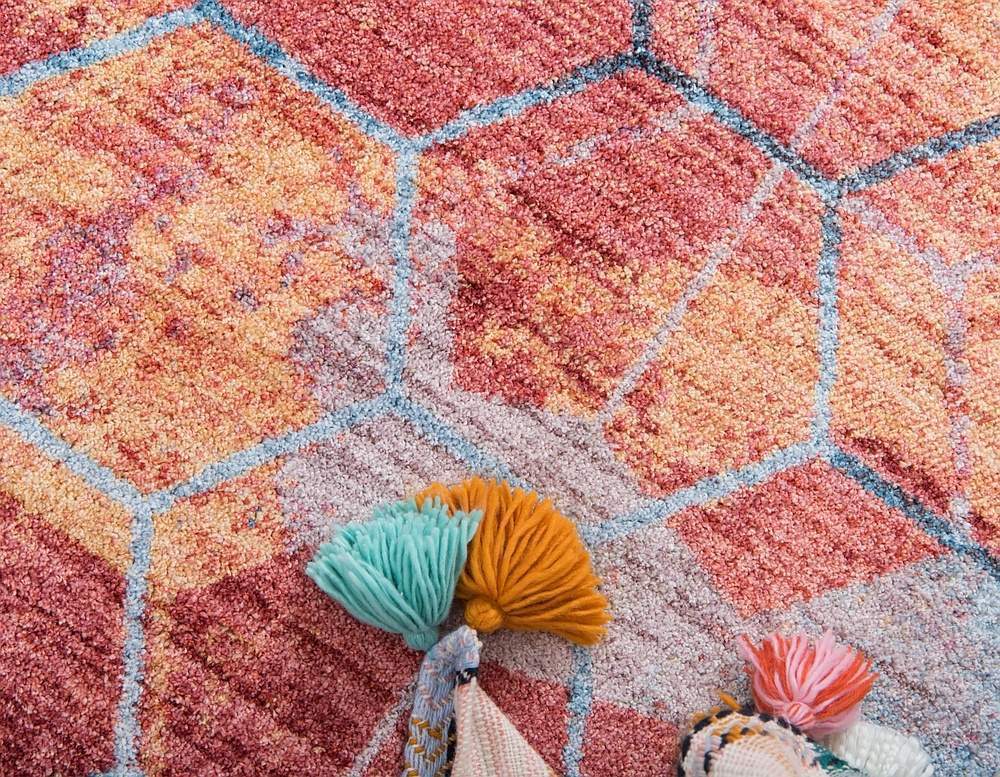 Reuben - Hexagon Pattern Color Blend Rug - Nordic Side - feed-cl0-over-80-dollars, unique-loom, us-only, us-ship