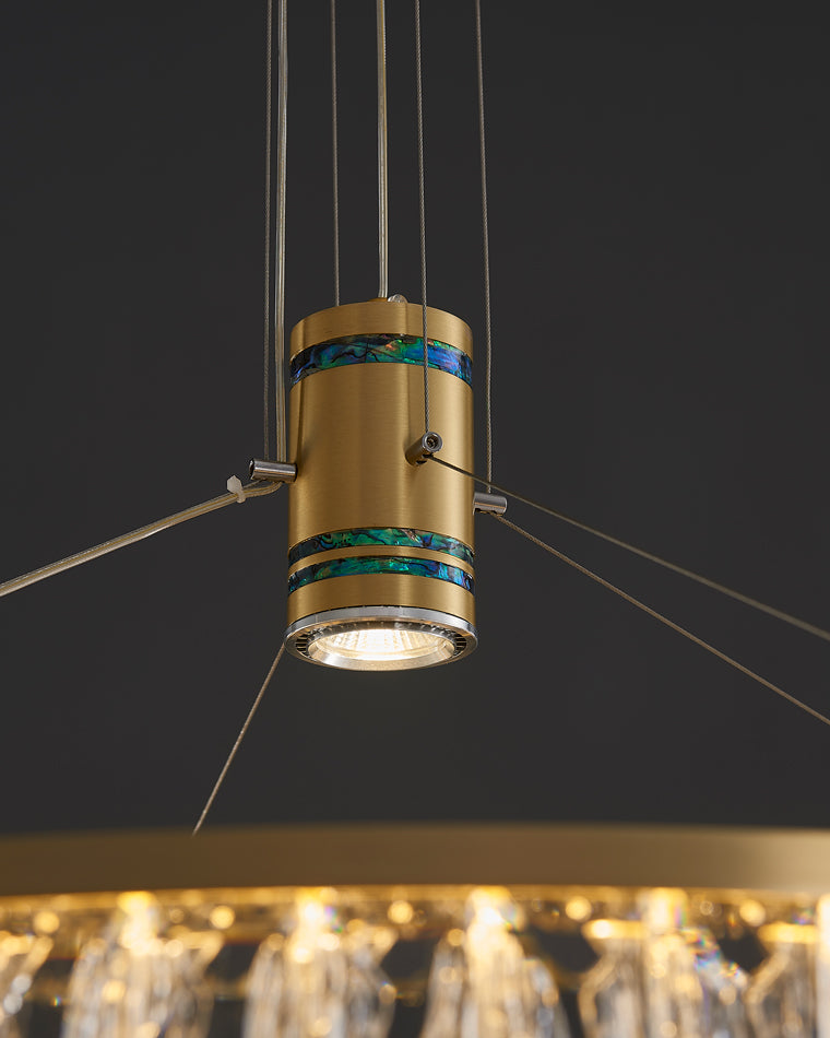 WOMO Round Glass Chandelier-WM2337