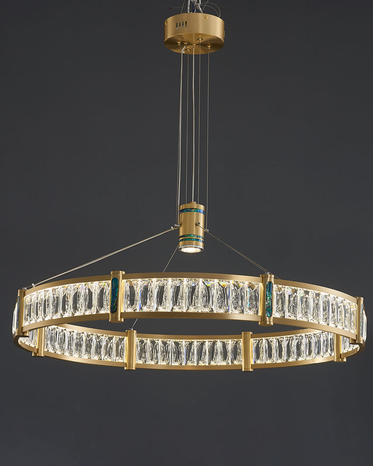 WOMO Round Glass Chandelier-WM2337