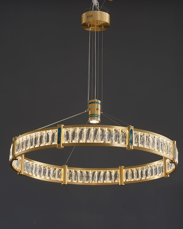 WOMO Round Glass Chandelier-WM2337