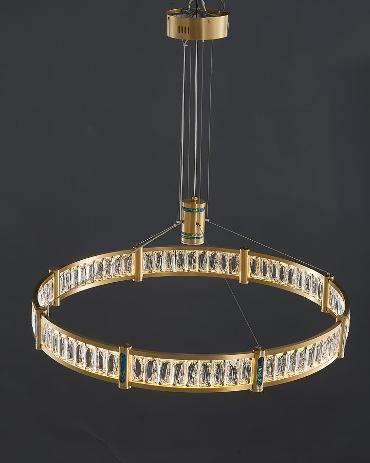 WOMO Round Glass Chandelier-WM2337
