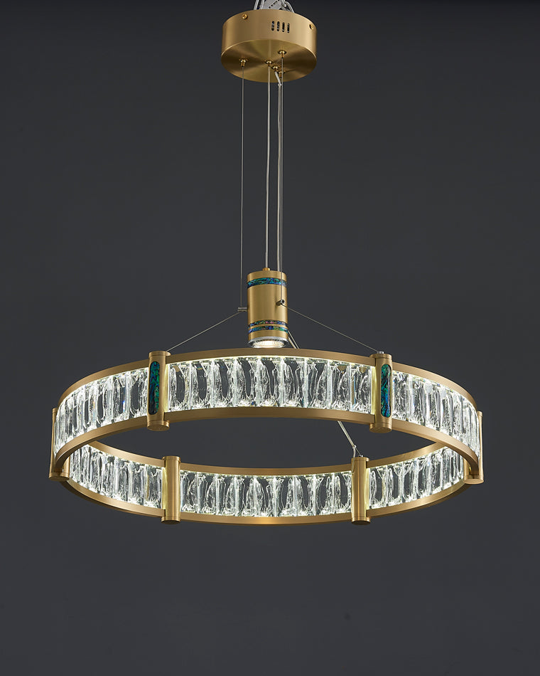 WOMO Round Glass Chandelier-WM2337