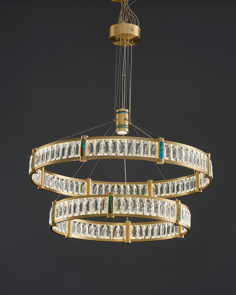 WOMO Round Glass Chandelier-WM2337