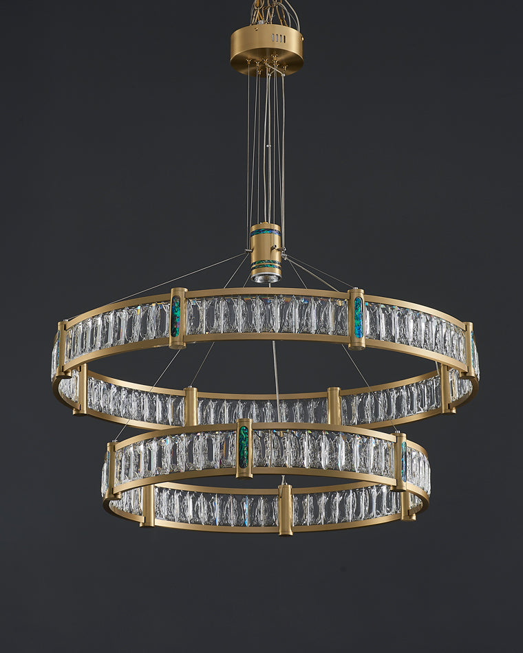 WOMO Round Glass Chandelier-WM2337
