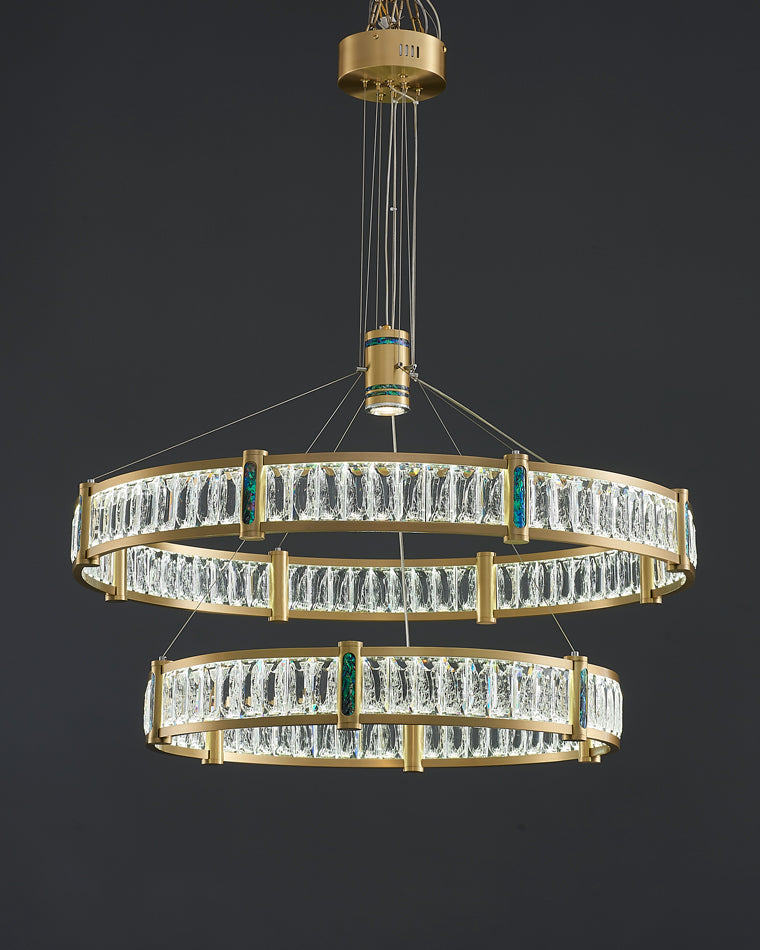 WOMO Round Glass Chandelier-WM2337