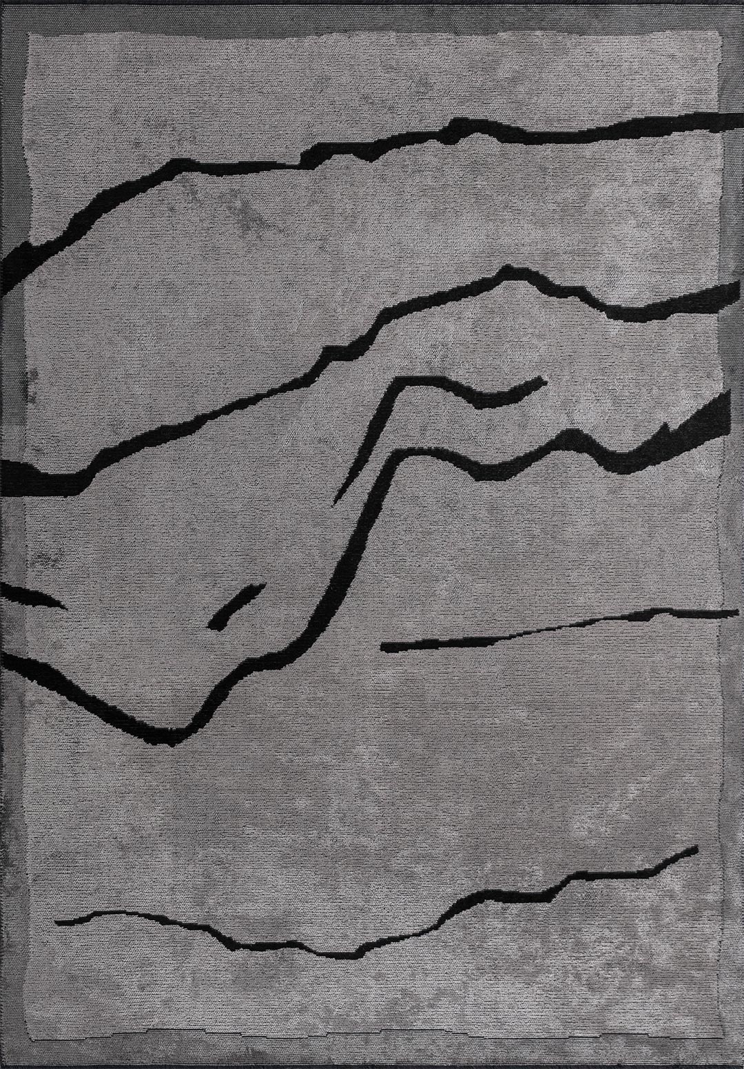 Chelsea Black - Light Cream Rug