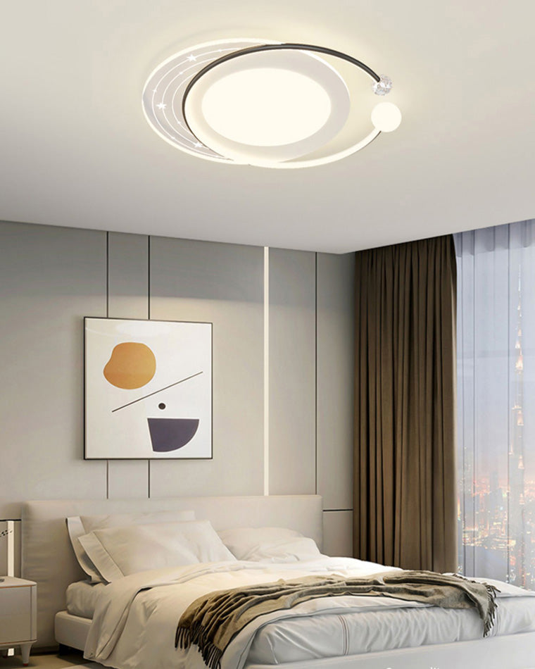 WOMO Sun Moon Globe Ceiling Light-WM1055