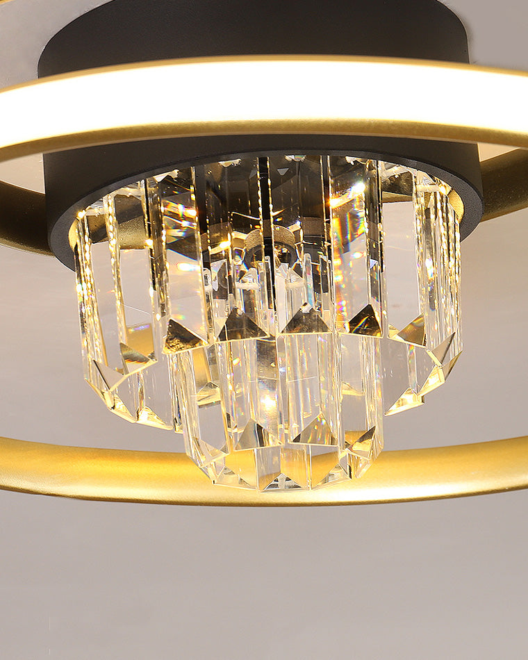 WOMO Swirl Led Crystal Ceiling Light-WM1068