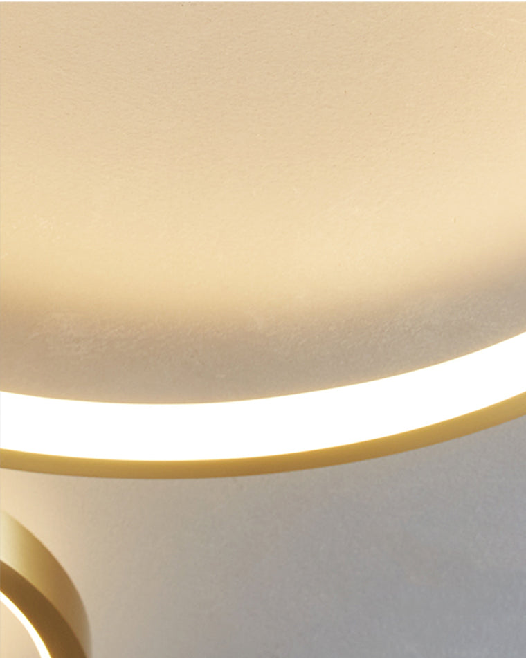 WOMO Clover Flower Brass Flush Mount Ceiling Light-WM1070