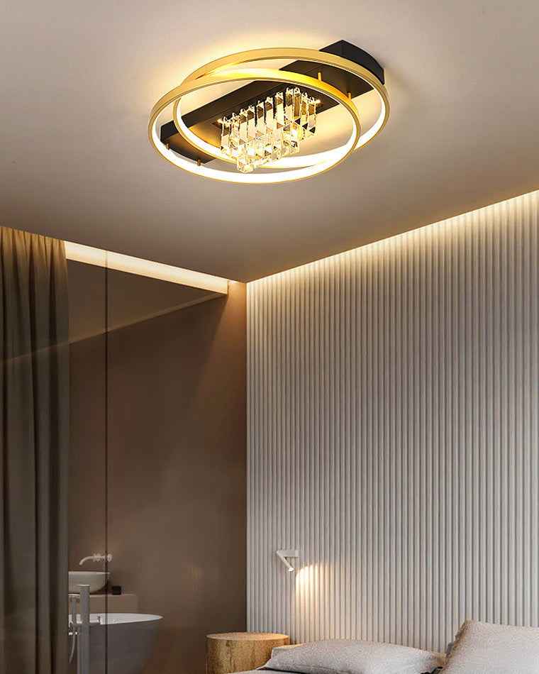 WOMO Crystal Square/Circular LED Ceiling Light-WM1071