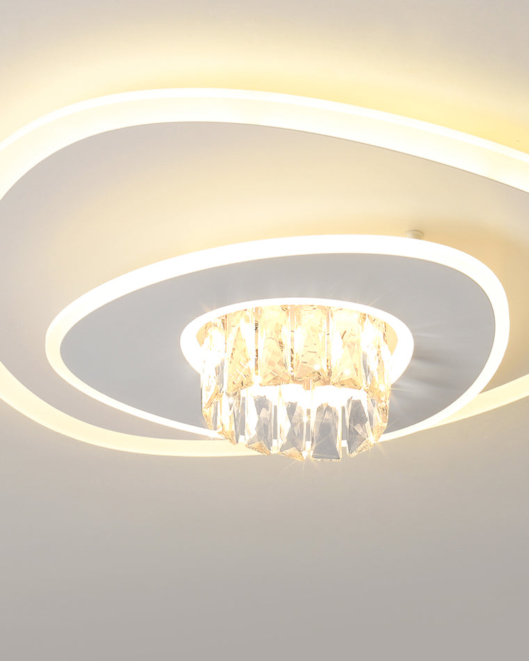 WOMO Low Profile Crystal Ceiling Light-WM1092