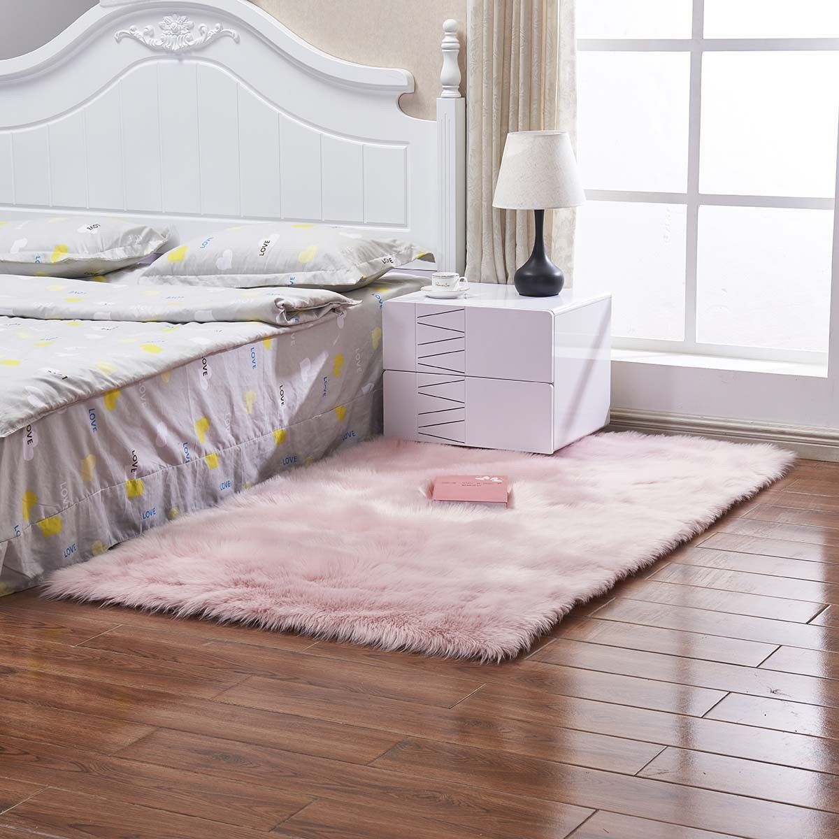 Faux Sheepskin Rug - Nordic Side - 12-07, area-rug, feed-cl0-over-80-dollars, hallway-runner, large-rug, modern, modern-rug, shaggy-rug