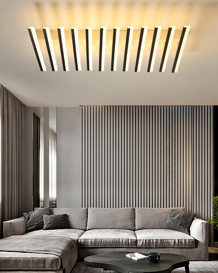 WOMO Dimmable Custom Square Bar Ceiling Light with Remote-WM1106