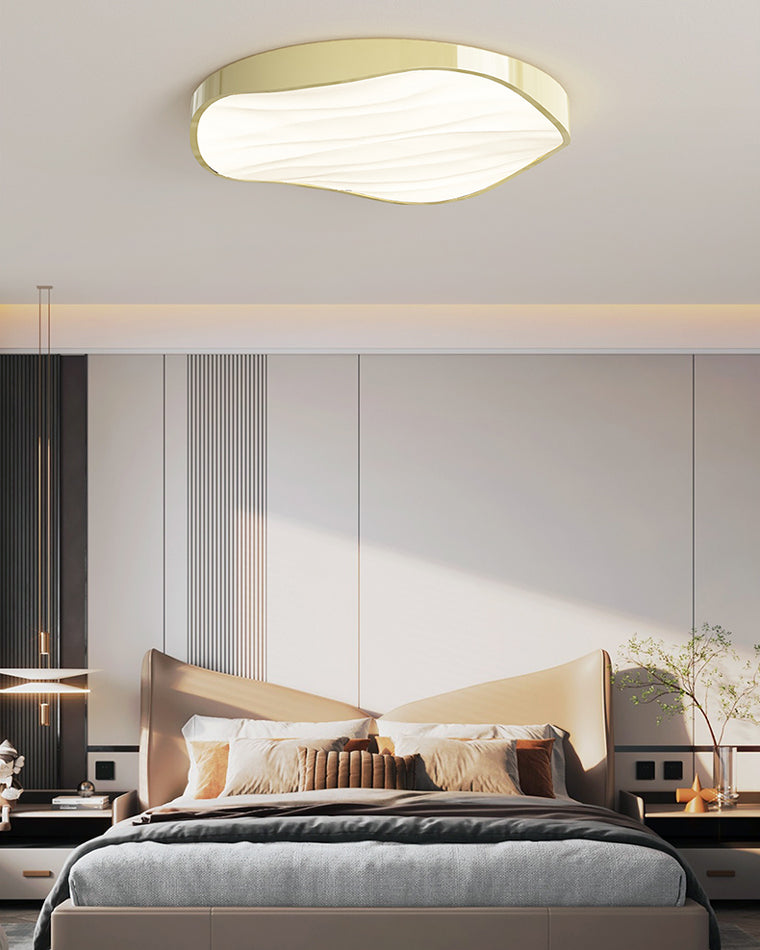 WOMO Scandi Colorful Wavy Round Ceiling Light-WM1108