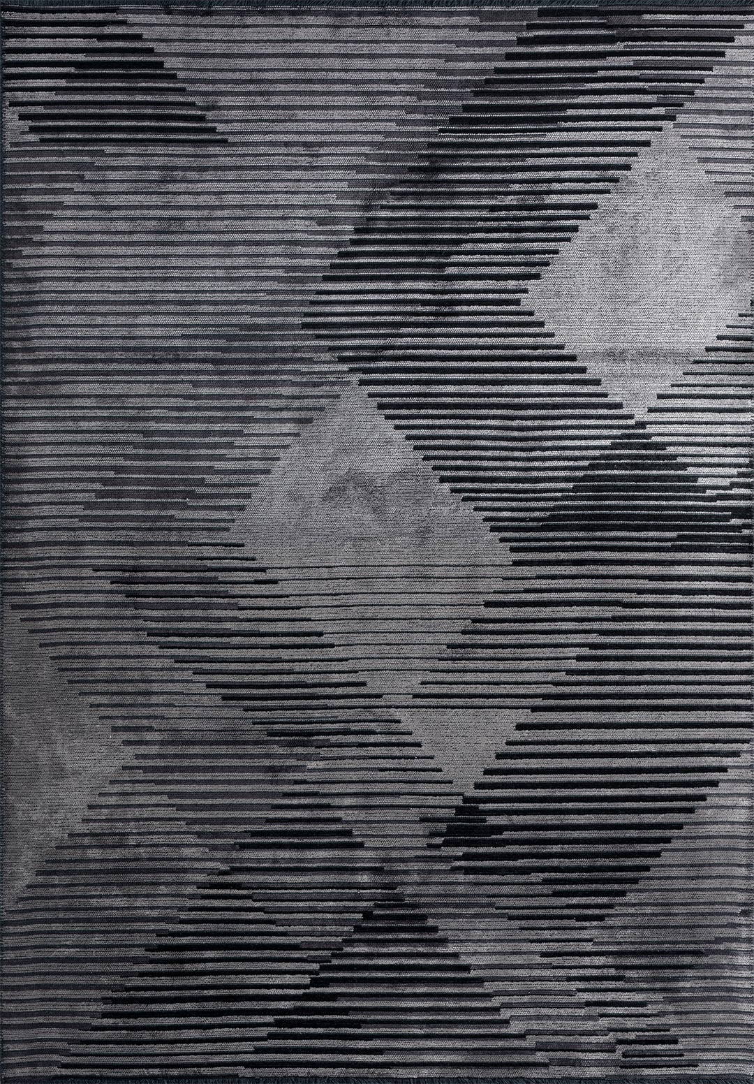 Barcelona Charcoal - Black Rug