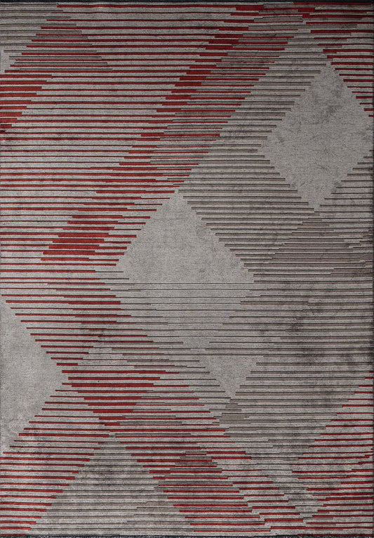 Barcelona Dark Terra - Dark Grey Rug