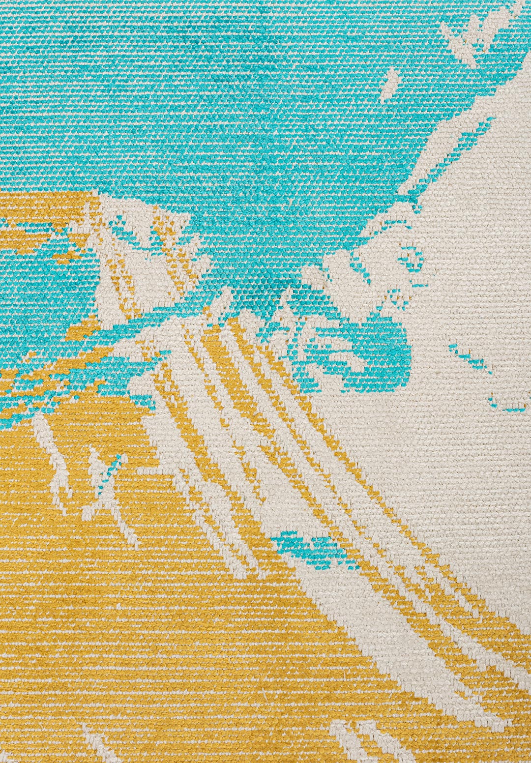 Madrid Turquoise - Yellow Rug