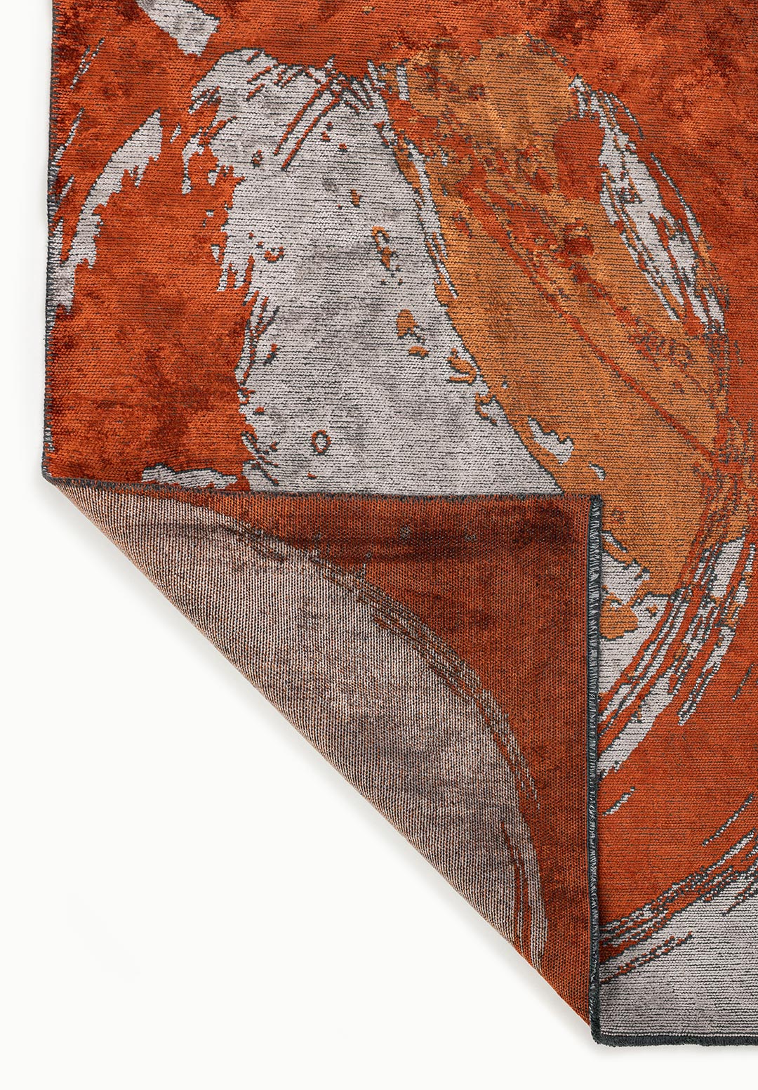 Madrid Rust - Light Grey Rug