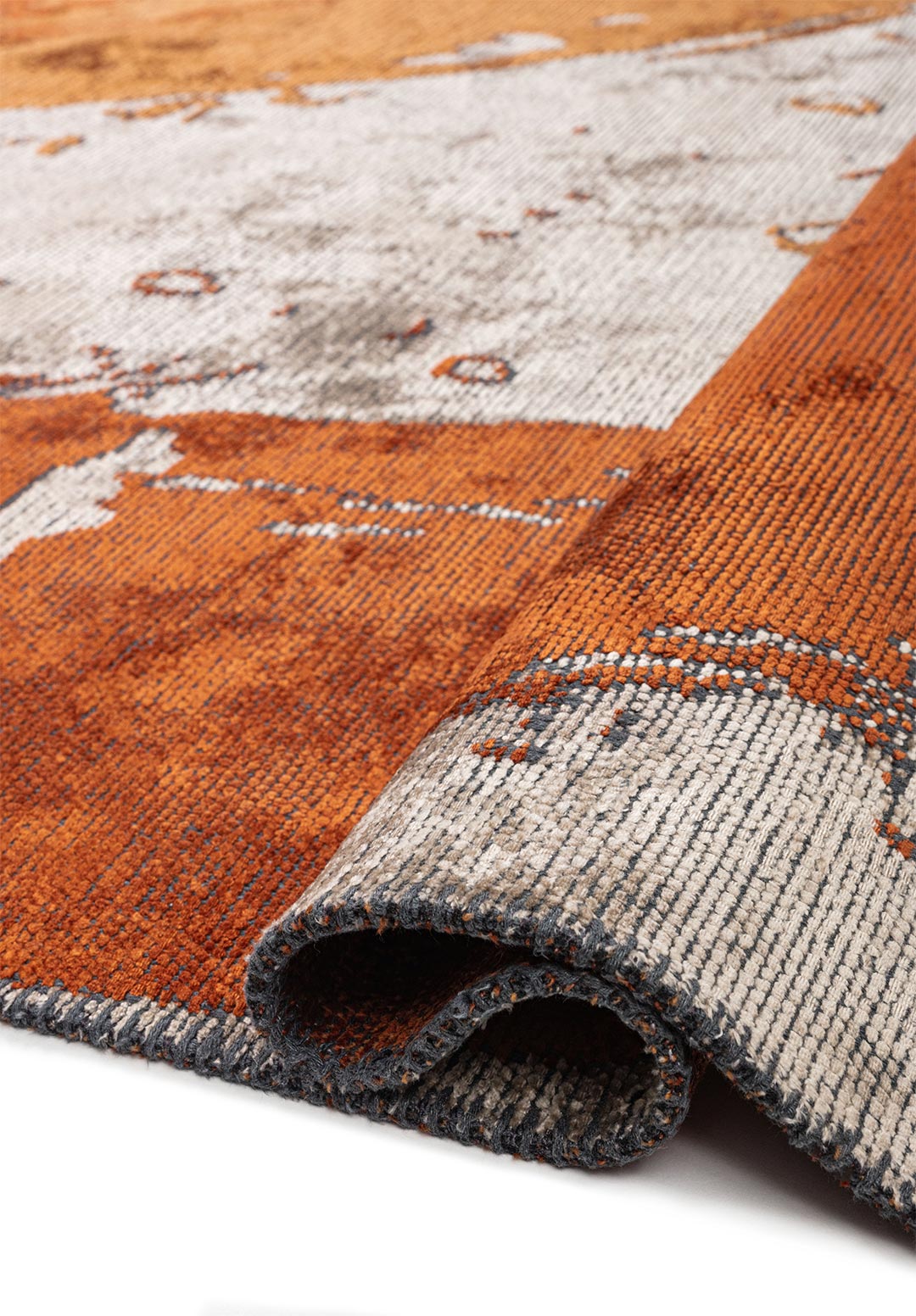 Madrid Rust - Cream Rug