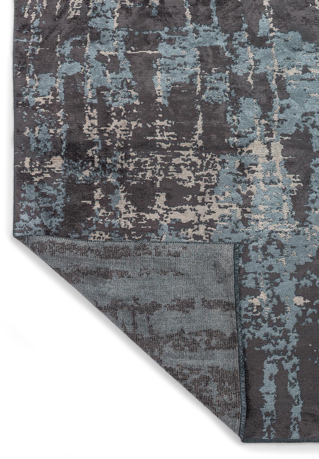 Toledo Charcoal - Blue Rug