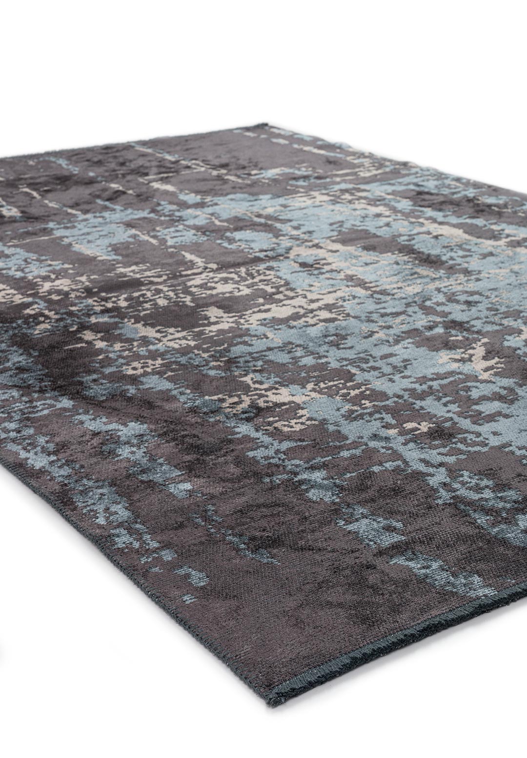 Toledo Charcoal - Blue Rug