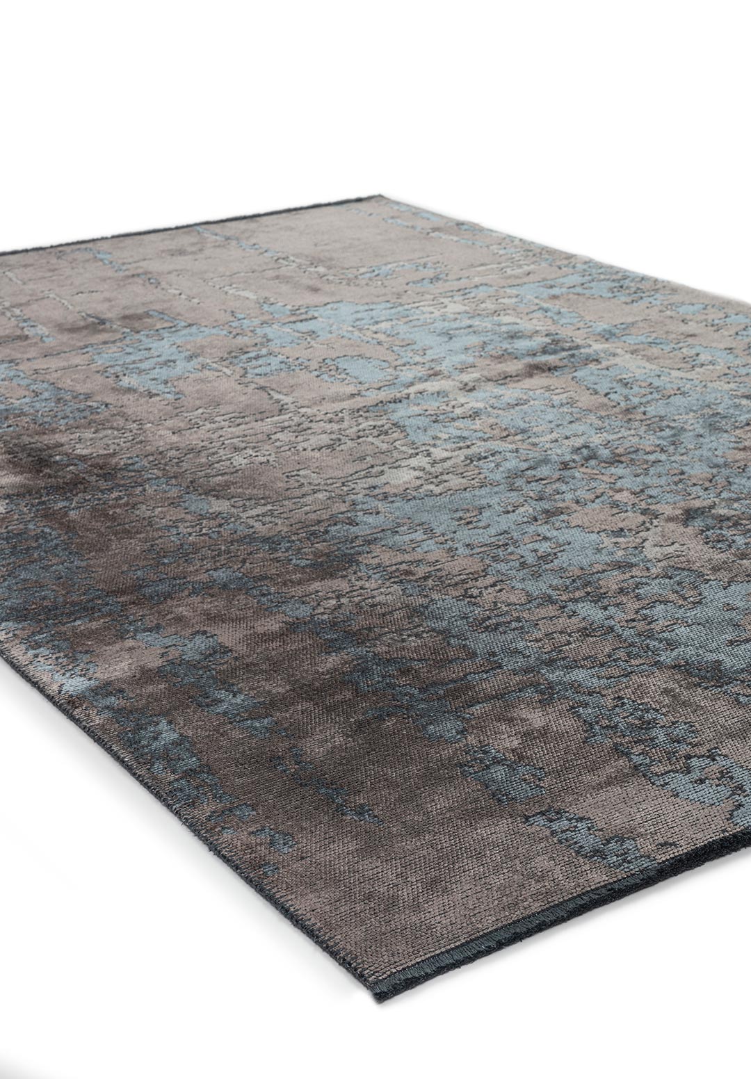 Toledo Dark Grey - Blue Rug